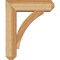 Ekena Millwork Thorton Craftsman Rough Sawn Bracket w/ Offset Brace, Western Red Cedar, 6"W x 18"D x 22"H BKT0604X18X22THR04RWR - alternate 4